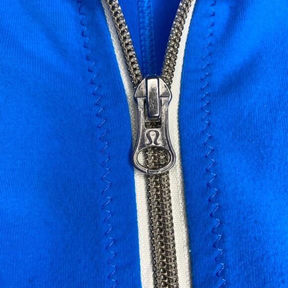 Lululemon Daily Yoga Jacket Beaming Blue size 8 - Picture 9 of 14